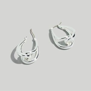 NEW! Madewell Vintage Knot Hoop Earrings